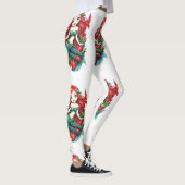 Leggings Mermaid Thunder_Cove à deux queue à tête rouge (Droite)