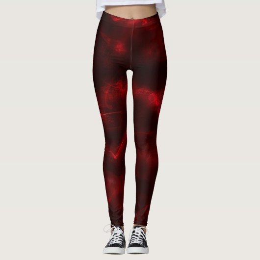 Leggings Merry & Bright Festive Red (Devant)