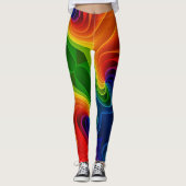 LEGGINGS MERRY CHRISTMAS RAINBOW (Devant)