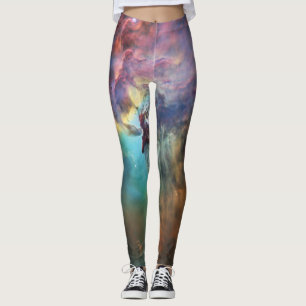 Leggings Mers orageuses de la nébuleuse de la Lagune dans l