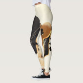 Leggings Merveilleuse basse guitare (Gauche)
