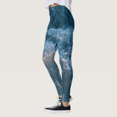 Leggings Merveilleuses Vagues Bleues (Gauche)