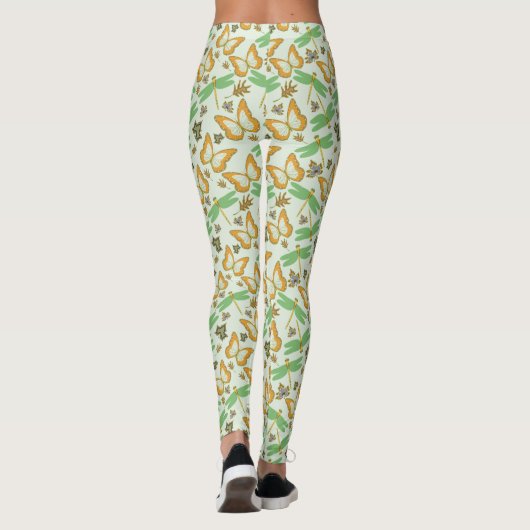 Leggings Merveilleux Motif papillon (Dos)