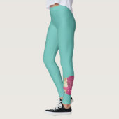 Leggings Message de mouton drôle - Il suffit de danser à pr (Gauche)