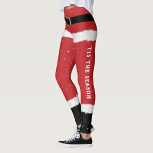 Leggings Message personnalisé Père Noël Costume mignon Noël