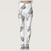 Leggings Mesures sur bande (Devant)