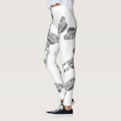 Leggings Mesures sur bande (Gauche)