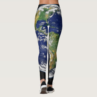 Leggings met aardeontwerp