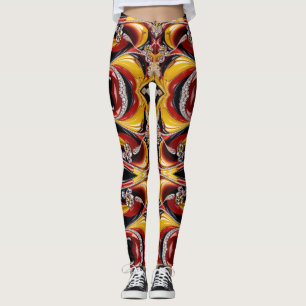 Leggings met Belgisch Kleuren ontwerp