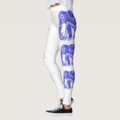 Leggings met blauwe olifant (Links)