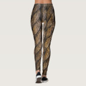 Leggings met bruine helling (Achterkant)