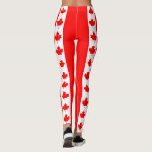 Leggings met de Canadese vlag (Achterkant)