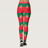 Leggings met de Portugese vlag (Achterkant)