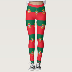 Leggings met de Portugese vlag