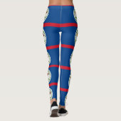 Leggings met de vlag van Belize (Achterkant)