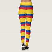 Leggings met de vlag van Colombia (Achterkant)