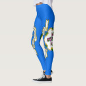 Leggings met de vlag van Connecticut State, USA (Links)