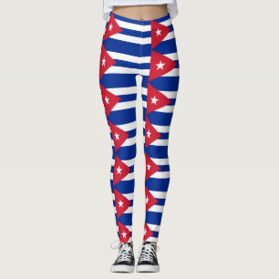 Leggings met de vlag van Cuba