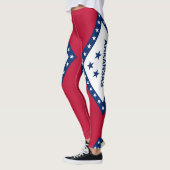Leggings met de vlag van de staat Arkansas, VS (Links)