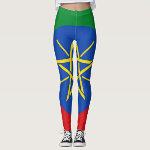 Leggings met de vlag van Ethiopië