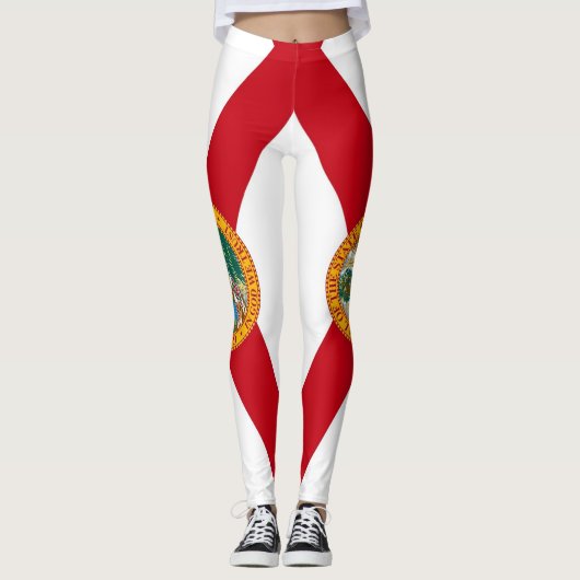 Leggings met de vlag van Florida State, Verenigde (Voorkant)