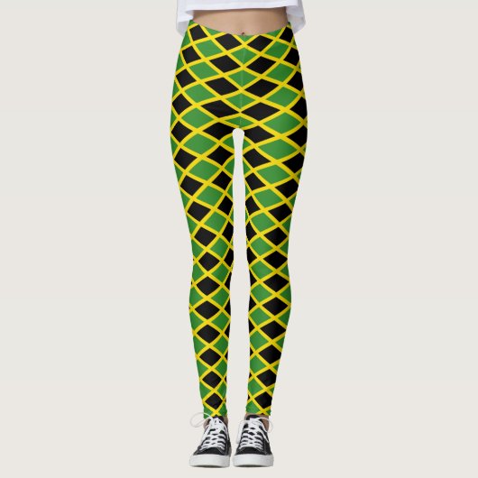 Leggings met de vlag van Jamaica (Voorkant)