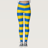 Leggings met de vlag van Oekraïne
