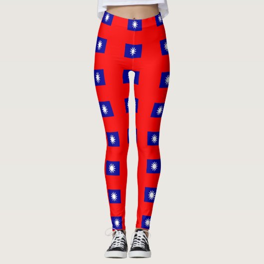 Leggings met de vlag van Taiwan (Voorkant)
