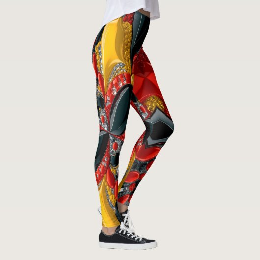 Leggings met Duitsland Kleuren ontwerp (Rechts)