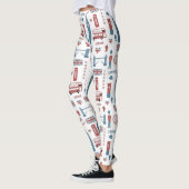 Leggings met een Londens thema (Links)