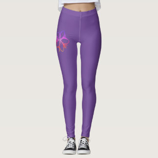 Leggings met een prachtig kunstontwerp