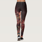 leggings MET FIREWERKEN EN MONOGRAM (Achterkant)