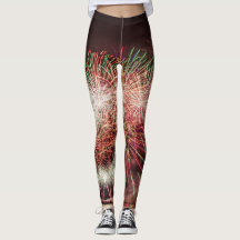 leggings MET FIREWERKEN EN MONOGRAM