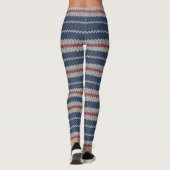 Leggings met gestripte wolken (Achterkant)