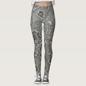 Leggings met getande kant (Voorkant)