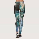 Leggings met Gevist net (Achterkant)