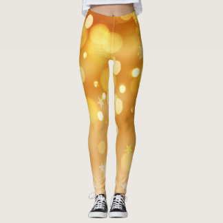 Leggings met grillig meerkleurig sterontwerp
