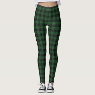 Leggings met groene buffalo-spelden