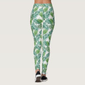 Leggings met groene handpalmen (Achterkant)