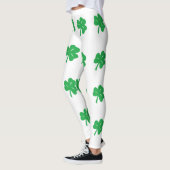 Leggings met groene klaveren (Links)