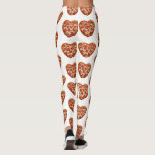 leggings met hartvormige pizza (Achterkant)