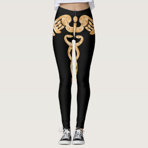 Leggings met het caduceontwerp