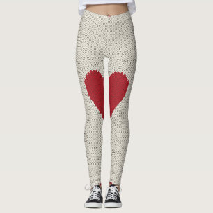 Leggings met het kattenbreiseffect