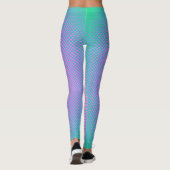 Leggings met het patroon van de koolstofvezel van  (Achterkant)