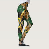 Leggings met Jamaicaanse kleuren ontwerp (Rechts)