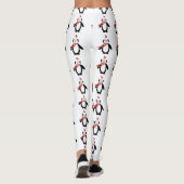 Leggings met kerst-kerstpinguïn (Achterkant)
