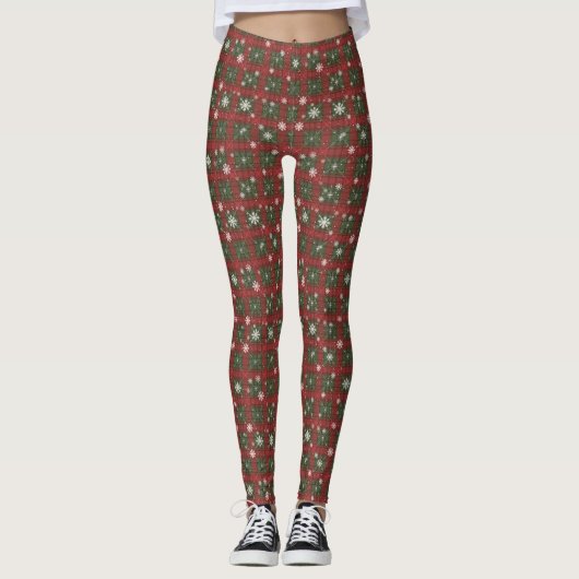 Leggings met kerstcadeautjes (Voorkant)