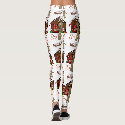 Leggings met kerstmis Man (Achterkant)