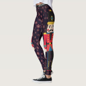 Leggings met kerstvoeding Vette damespjes (Links)
