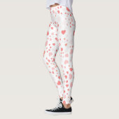 Leggings met klein hartprint (Links)